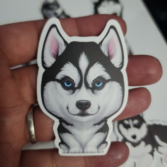 ♠️10/$10♠️ Cute Husky Stickers - Picture 6 of 6